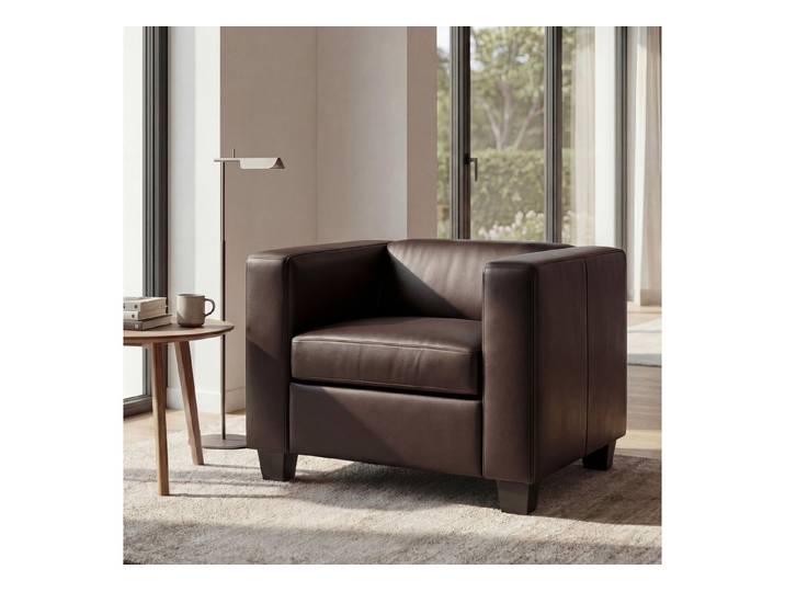 MCW Sessel Lille, Bequemes Polster, Lounge-Stil, Kunststofffüße, Hohe Standfestigkeit