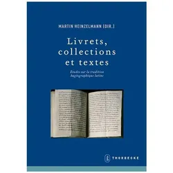 Livrets, collections et textes, Fachbücher von Martin Heinzelmann