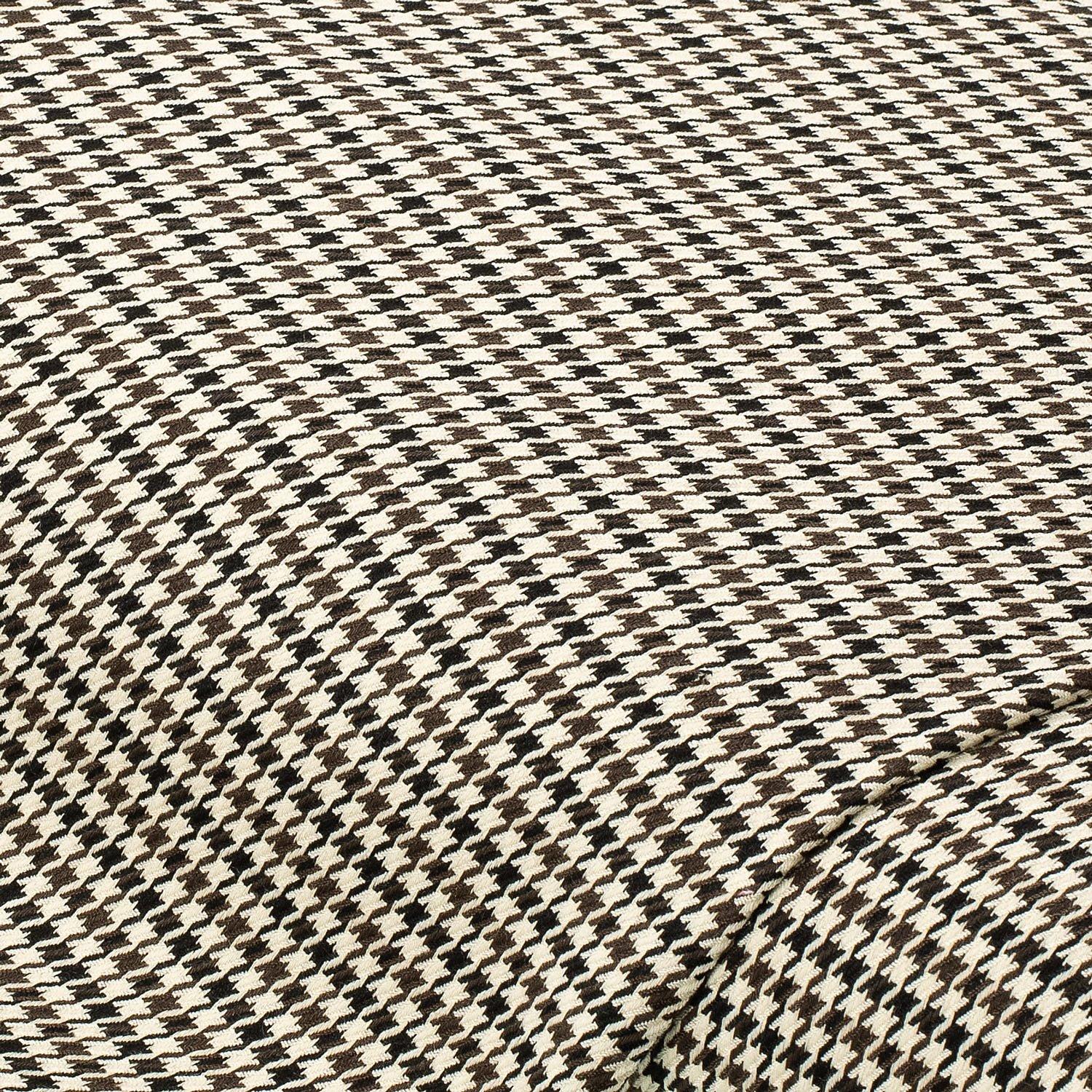 Webstoff "Hahnentritt", braun-color