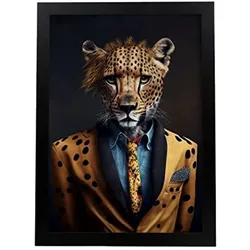 POSTER Gepard In Voller Farbe Fotostil A3 Rahmenlos