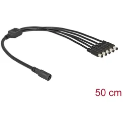 DELOCK Kabel DC Verteiler 5,5x2,1mm 1x Bu > 5x St