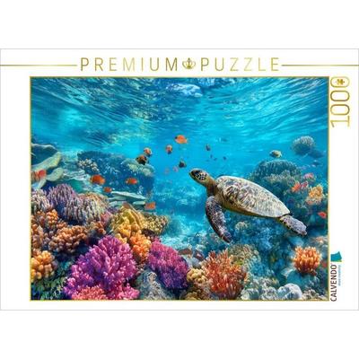 CALVENDO Puzzle Korallenriff, ein Tanz aus Licht und Leben | 1000 Teile Lege-Größe 64x48cm Foto-Puzzle für glückliche Stunden, Sonstige von , Calvendo