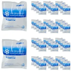 Relaxdays Kühlpack zum Knicken Set Weiß,Blau