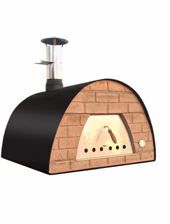 My-Barbecue Four à Bois Maximus - 70 cm / Noir / Schiste