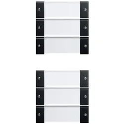 Gira, Zubehör Schalterprogramm, Wippenset 6f (3+3) BSF System 55 2136005