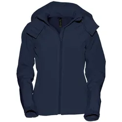 B&C Ladies ́ Hooded Softshell, navy, 2XL