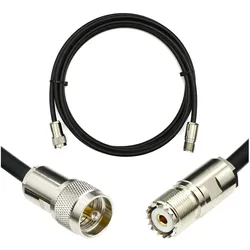 Rangeful PL259 to SO239 7m Coaxial Cable HF300 (LMR300 equivalent), Antennenkabel