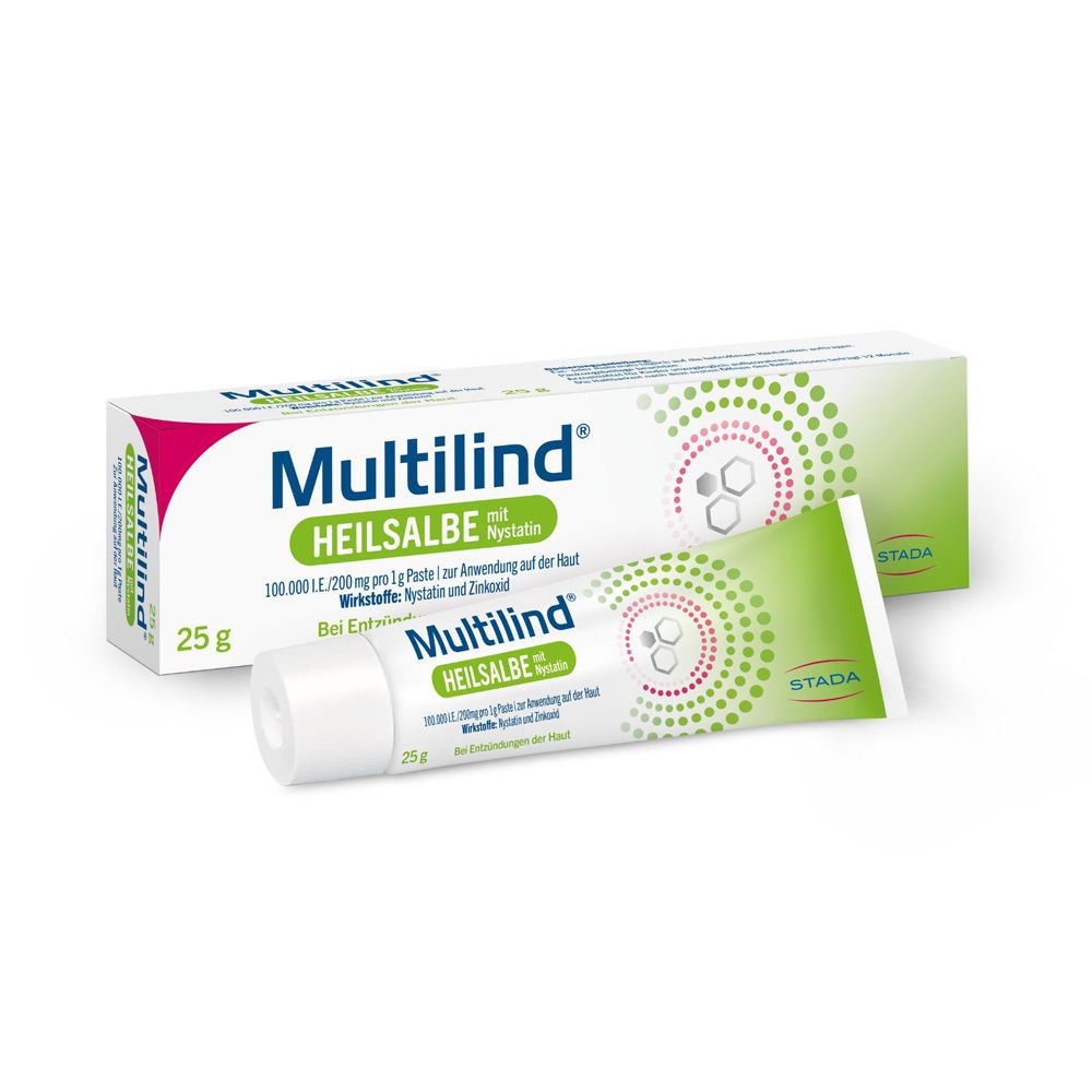 Multilind Heilsalbe m.Nystatin u.Zinkoxid 25 g Paste