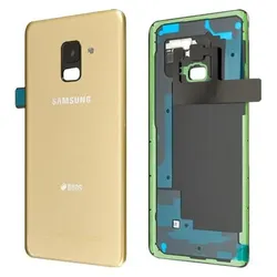 Samsung Galaxy A8 Duos 2018 Back Cover - Original - Gold, Mobilgerät Ersatzteile, Gold