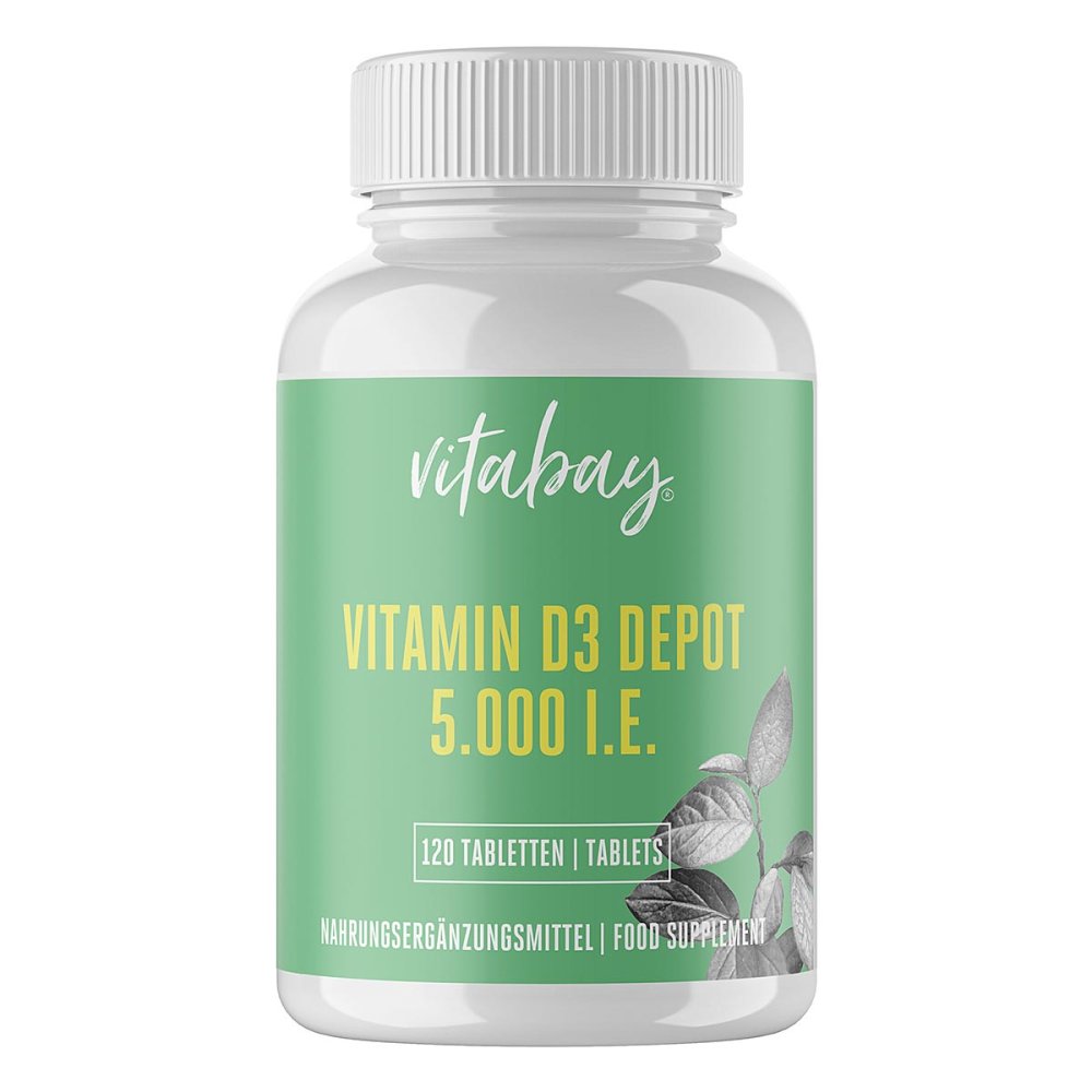 Vitabay CV Vitamin D3 Depot 5000 I.E. Cholecalciferol Tabletten 18237613