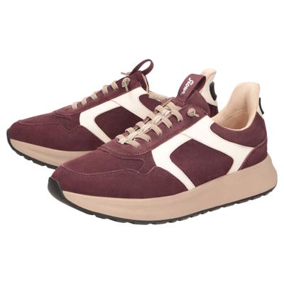Sneaker SIOUX "Sunivla-705-J", Damen, Gr. 37 (UK 4), rot (dunkelrot), Schuhe Sneaker