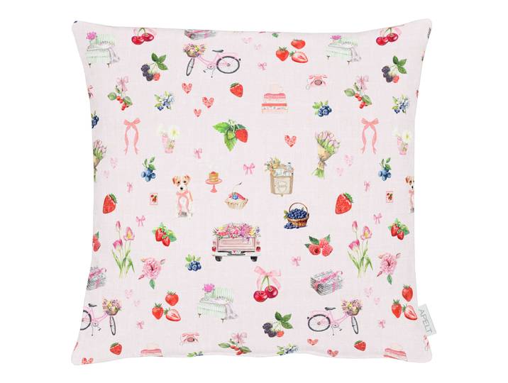 Dekokissen 6724 Multicolor/Rosa 48 x 48cm Mischgewebe