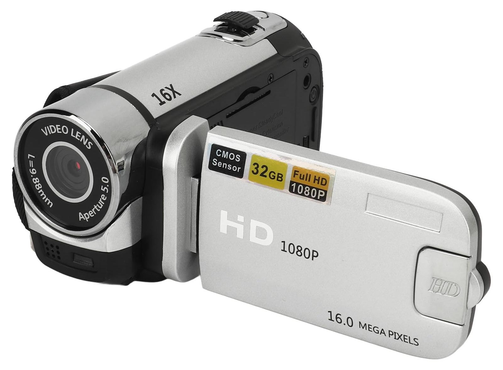 Selius Videocamera Camcorder met 1080P, 16MP en 16X zoom