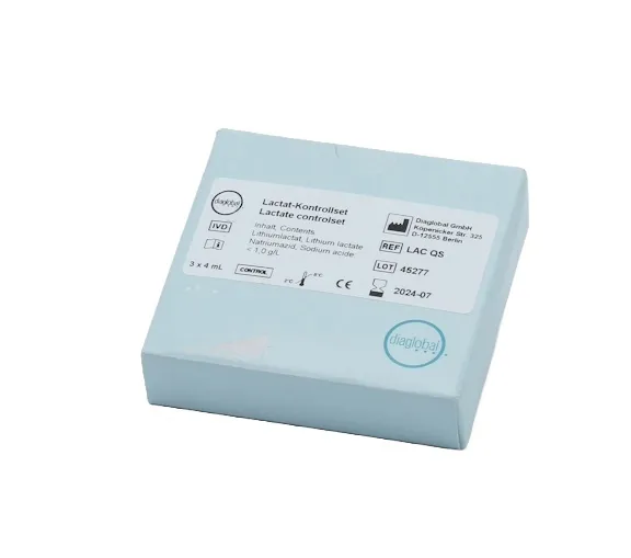 Diaglobal Lactat Kontrollset LAC QS – 3 × 4 ml