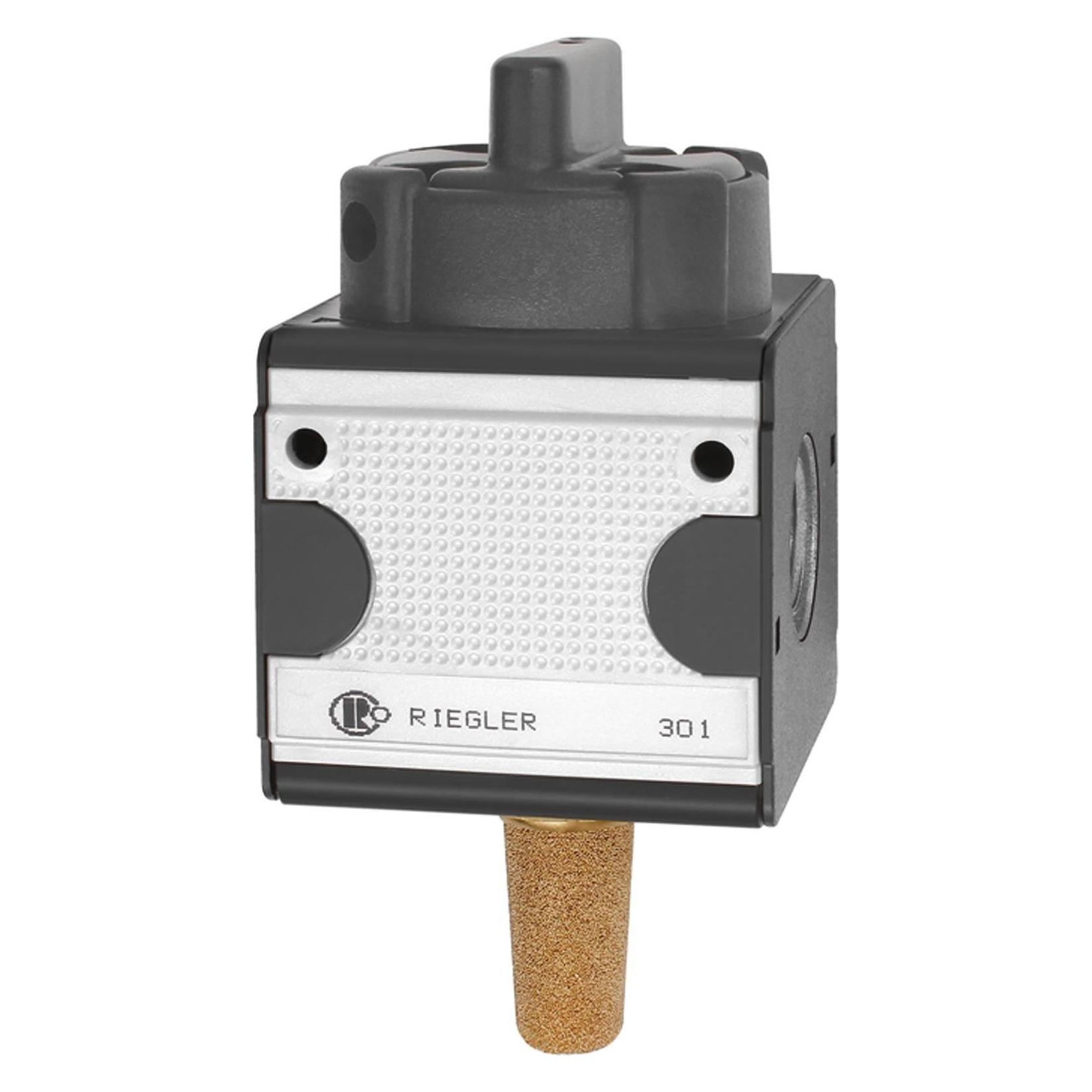 Riegler Kugelhahn 3/2-Wege "multifix", abschliessbar, BG 3, G 1/2 (K 33)