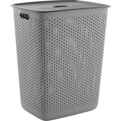 Wäschetonne Maja Grau/Schwarz ca. 60 l