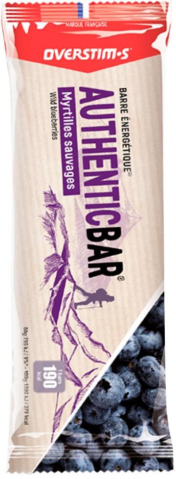 Overstims  - Authentic Bar 50 g. Myrtilles Sauvages - Barre Energétique