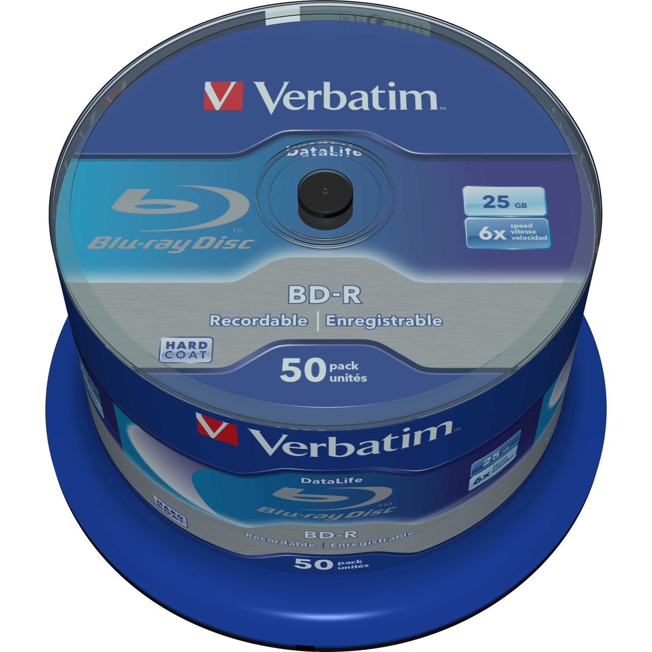 Verbatim BD-R 25GB/1-6x Cakebox 50-Stück