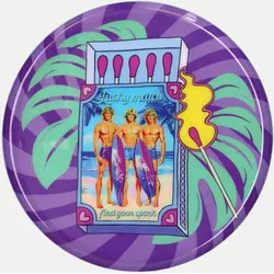 LOVE TRAYS S RUND Violett
