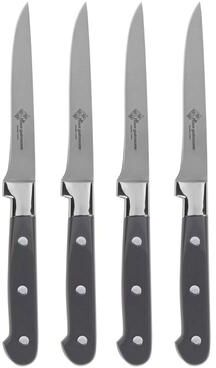 Au Nain, Set of 4 Prince Gastronome Steak Knives with Pewter Handles