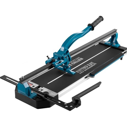 VEVOR Tegelsnijder met Enkele Rail, Dubbele Beugels en Lasergeleiding, 24 Inch