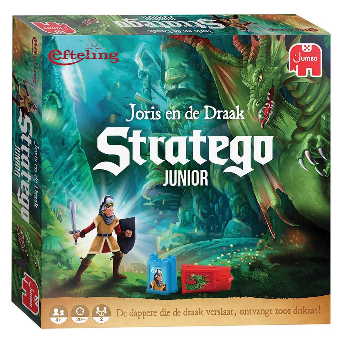 Jumbo Stratego Junior Joris und der Drache (Deutsch, Englisch, Französisch, Niederländisch, 2 Spieler) (19854)
