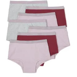 Tchibo - 7 Mädchen-Pantys - Mädchen - Gr. 122/128 - weinrot