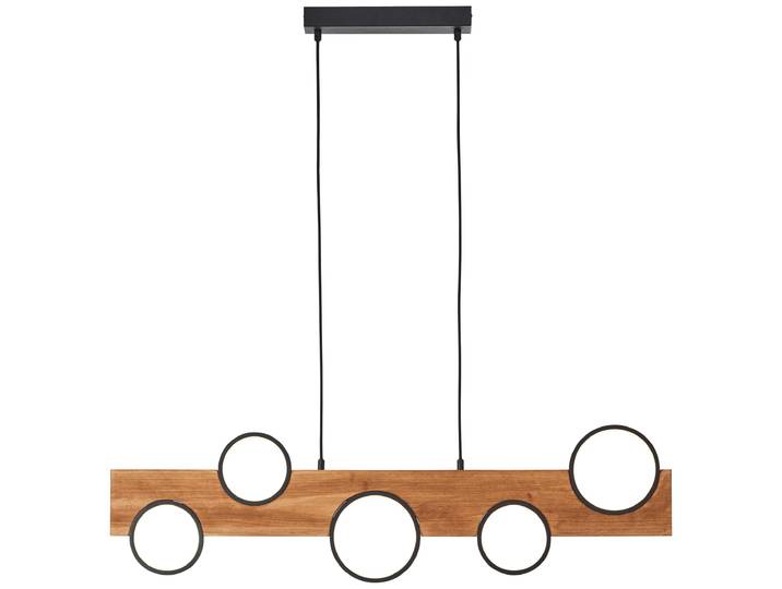 BRILLIANT Lampe suspendue 100cm Cheesy brun IP20 34 watts dimmable LED intégrée