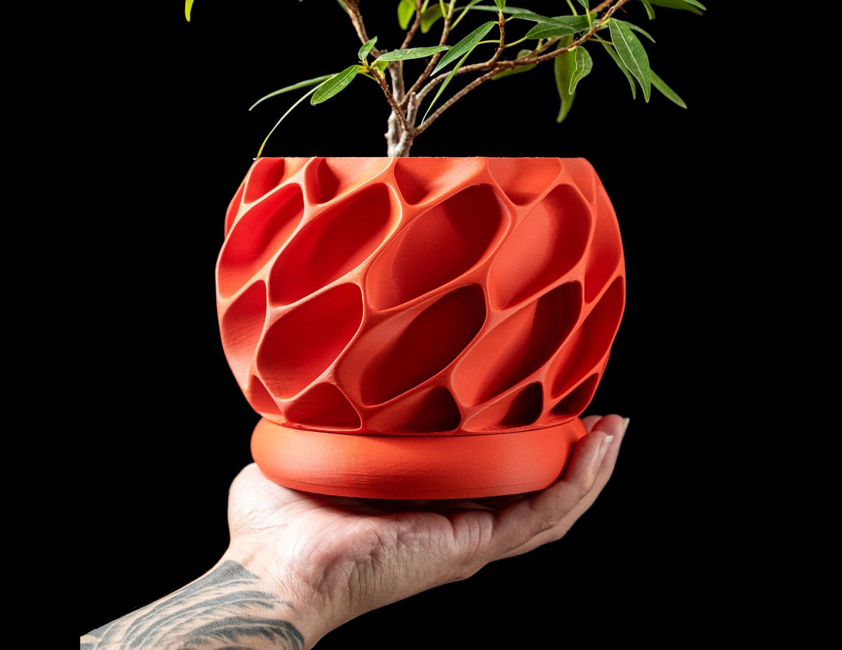 Skushy Exo Bloempot - Moderne Designpot voor Tafeldecoratie