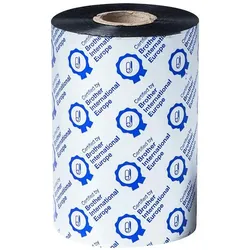 Brother, Beschriftungsband, Farbband Thermo Transfer BRS-1D450-110 Resin (11 cm, Schwarz, Schwarz)