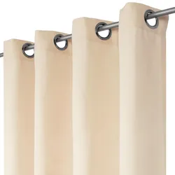 Bestlivings Dekoschal Ellen Ösen ca. 140x175 cm beige - creme