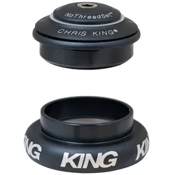 Chris King InSet I7 Mixed Tapered Steuersatz, Edelstahl-Lager, 1 1/8"-1.5", GripLock, ZS44/28.6 | EC44/40, midnight