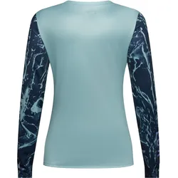 Fox, Damen, Velotrikot, W Ranger Ls Jersey Img Print (M), Blau, M