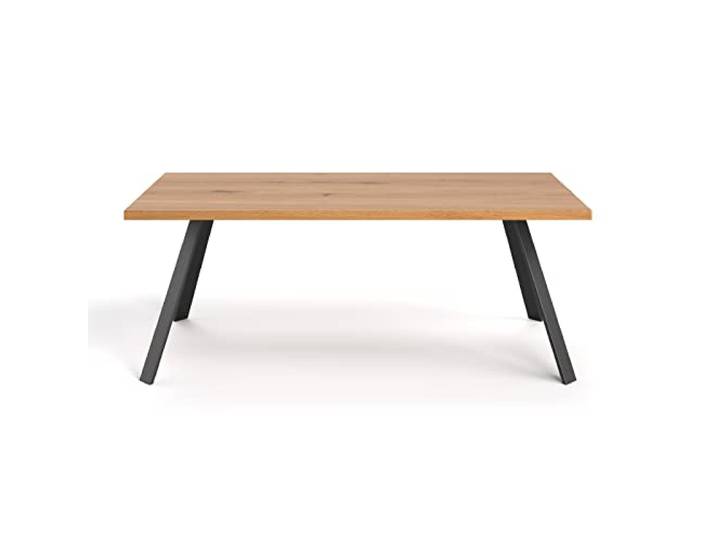 Danzz Tisch Lige aus natürlichem Eichenholz im Loft-Stil, 180x80 cm