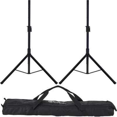 Roadworx Slim Line Speaker Stand 2 Set Noir