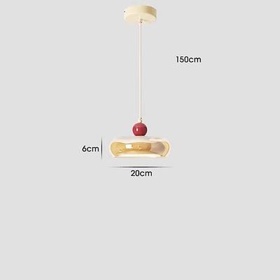 moderne cremefarbene Scheibenlampe, moderne Metall-Restaurant-Kunst-Pendelleuchte, einfache Metall-Restaurant-Kunst-Pendelleuchte, Schlafzimmer-Studio-Dekoration, Decken-Pendelleuchte, dimmbare