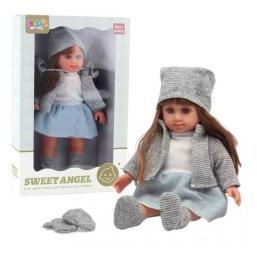 Lean Toys Lean Puppe In Blauem Kleid Pullover Sweatshirt Handschuhe Mütze 36.5Cm (65615590)