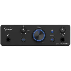 Fender Audio-Interface Quantum LT 2 2-Kanal mit Kabel (USB), Audio Interface, Schwarz