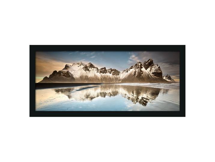 Toile Reflections Matériau : Bois manufacturé, Papier Motif : Nature Motif : Paysages & montagnes, Eau, plages & mers Surface en bois : Plaxé