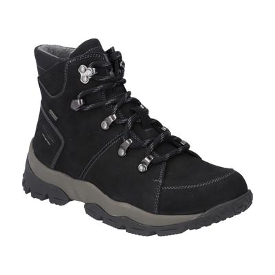 Stiefelette JOSEF SEIBEL "Philippa 50, schwarz", Damen, Gr. 40, schwarz, Obermaterial: 80% Rindsleder Leather cow. 20% Textilmaterial TEXMAT., Schuhe Stiefelette