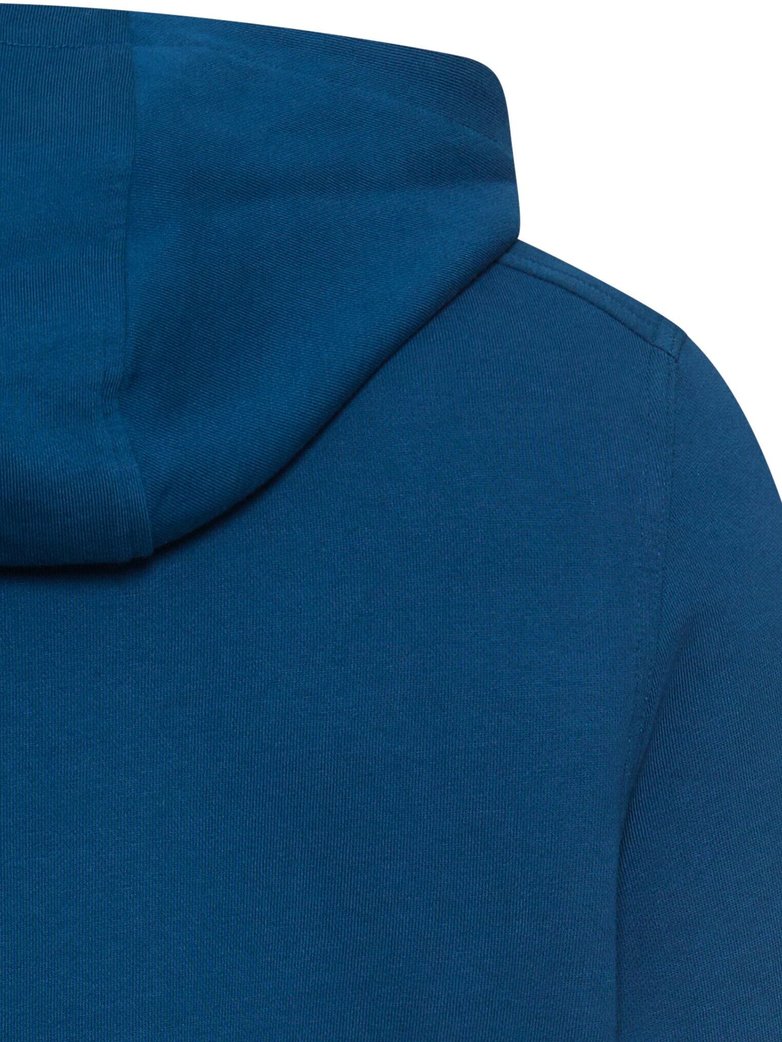 Kapuzensweatshirt CAMEL ACTIVE, Herren, Gr. 3XL, blau (lyons blau), Sweatware, Obermaterial: 100% Baumwolle, bedruckt, normal hüftbedeckend, Rundhals, Sweatshirts Kapuzensweatshirt, mit grossen Frontprint lyons blau 3XL