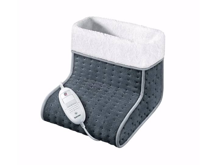 Beurer Fusswärmer FW 20 Shiatsu-Fusswärmer – Heizdecke/Wärmedecke – grau