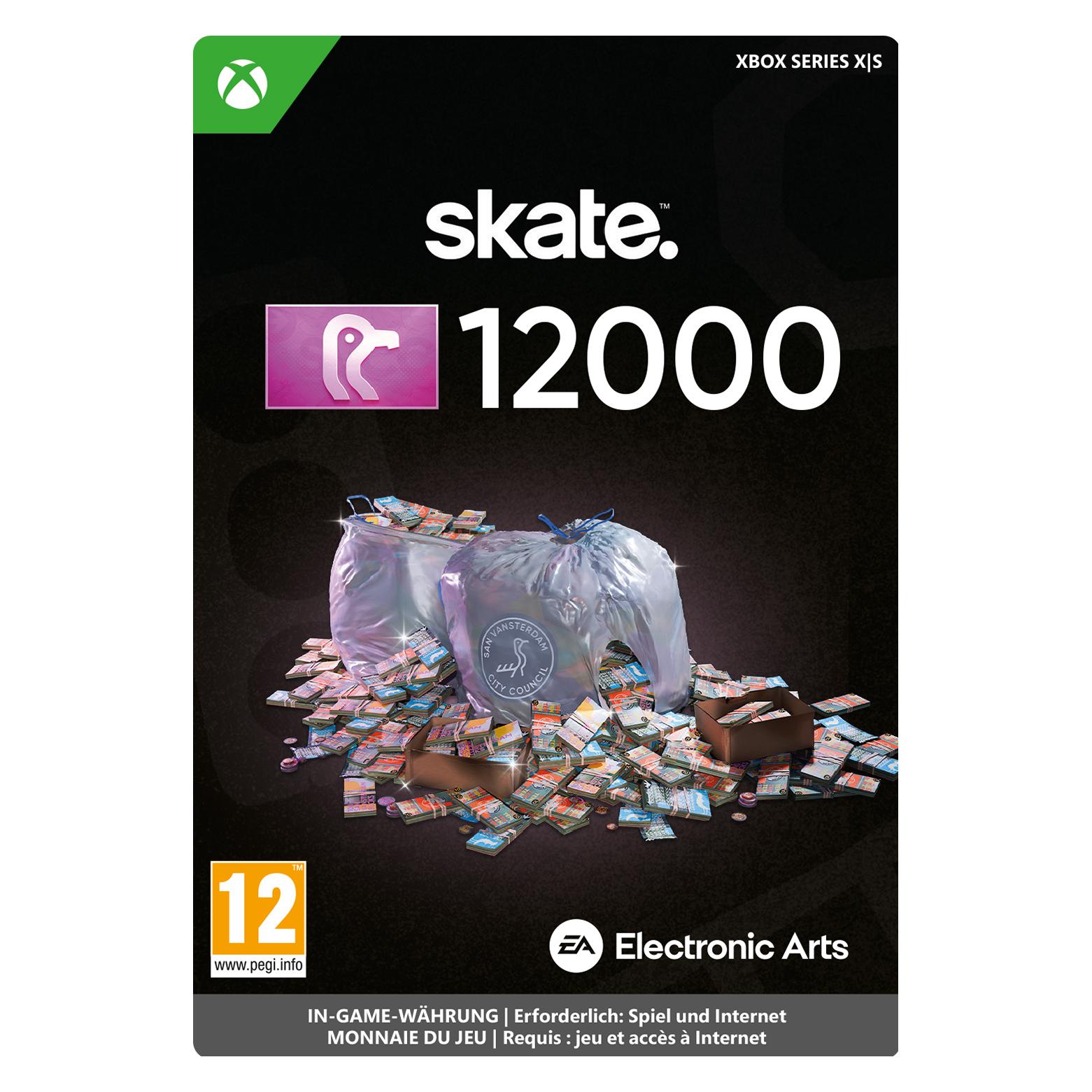 Microsoft Xbox SKATE: 12000 SV Bucks Download Code (7F6-00873)