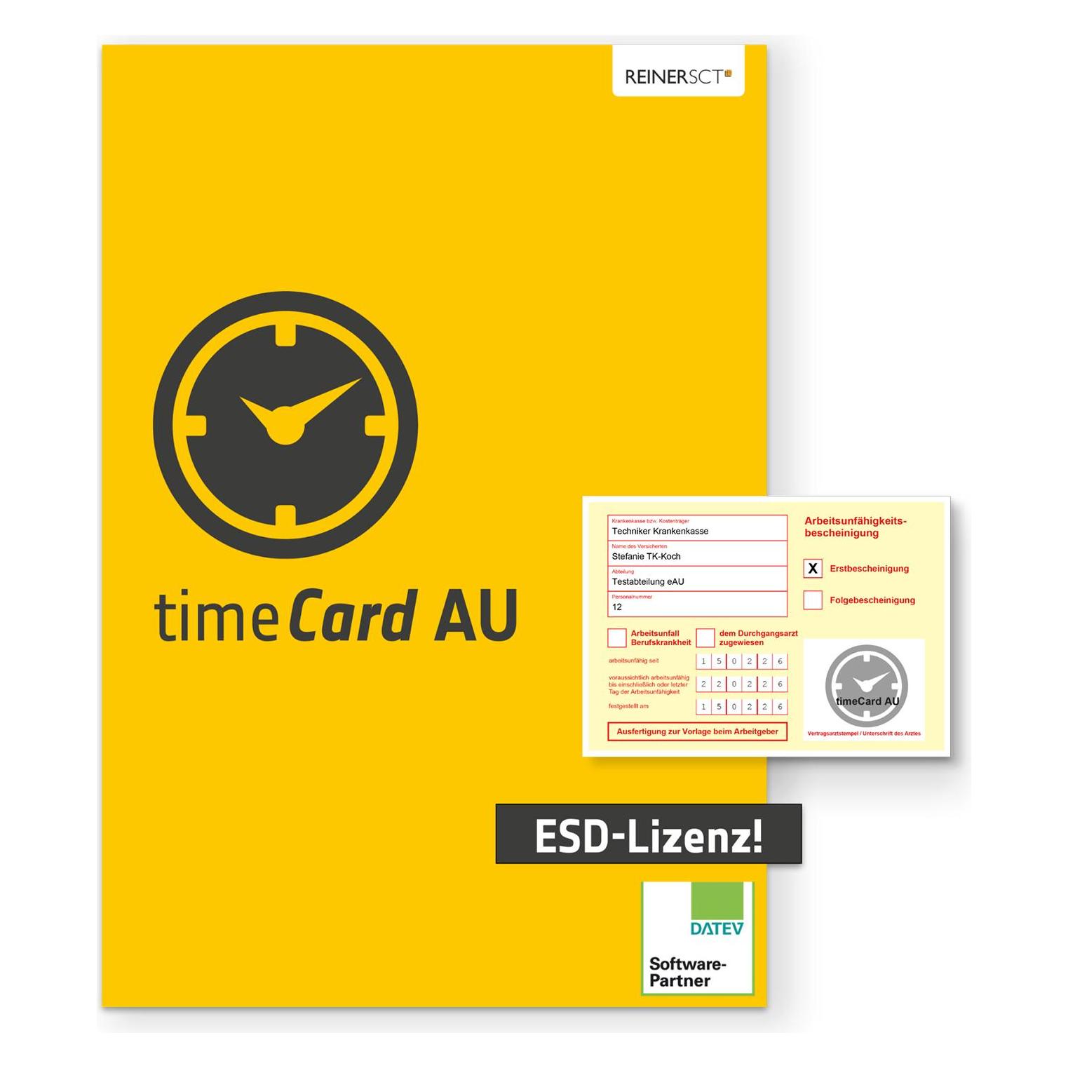 ReinerSCT ESD REINER SCT timeCard AU 25 Mitarbeiterlizenzen (2749651-312)