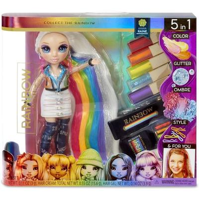 Rainbow High 569329E7C - 5-in-1 Haarstudio inkl. Modepuppe Amaya Raine, Sammel-Modepuppe,