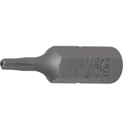 BGS Bit Antrieb Außensechskant 6,3 mm (1/4") T-Profil (für Torx) mit Bohrung T8 - 2437