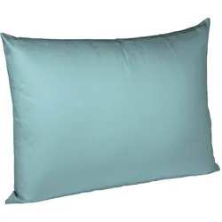 fleuresse Bettwäsche Mako Satin Colours 009100-6078 aqua Kissenhülle 40x60 cm