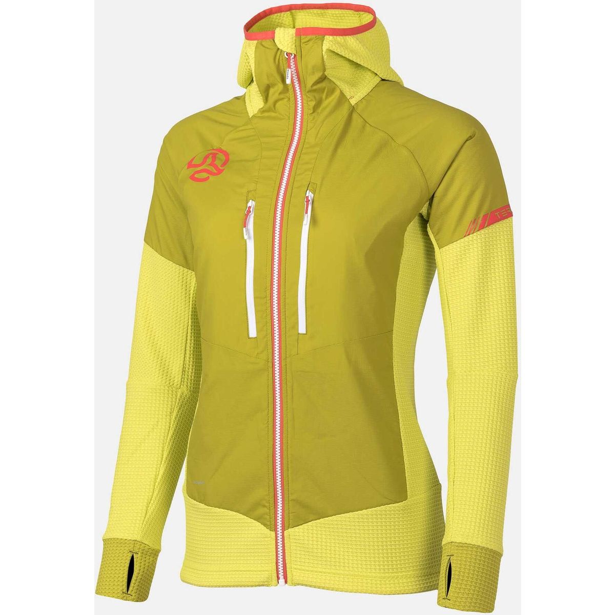 Ternua Agile Hybrid Jacket W acid citrus (8876) XL 1643228-8876-XL