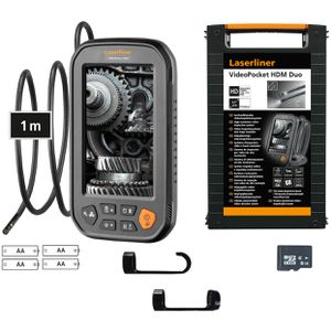 Laserliner Endoskop-Kamera 082.264A, VideoPocket HDM Duo, LED, 1m Kabel, IP67, USB-C, Display 480x272 Pixel, Kopf Ø 5,5mm