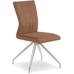 2er-Set Stuhl Como Mikrofaser Orange Bernstein